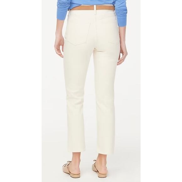 J. Crew Factory Essential Straight Ecru Jean in All-Day Stretch Size 24 NWT - Picture 4 of 11
